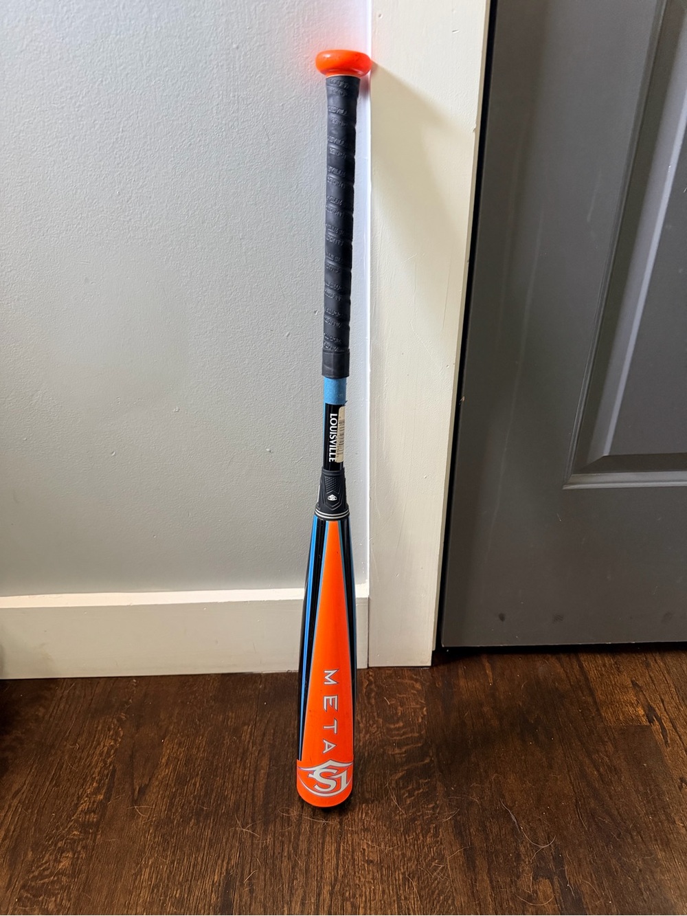 Louisville Slugger META Youth Baseball Bat - Orange & Blue